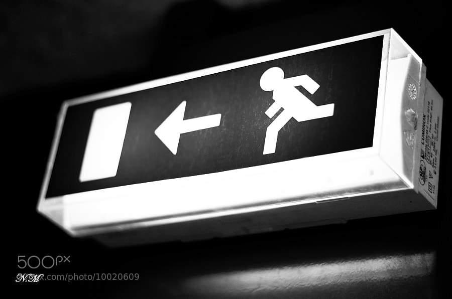 Exit! by Nono M. (EventphotoProd)) on 500px.com