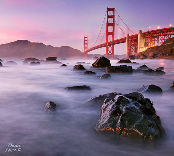 Golden Gate on the rocks by Dmitri Fomin (DmitriFominphotography) on 500px.com