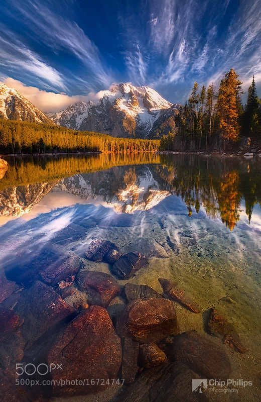 Leigh Lake Reflections by Chip Phillips (phillips_chip)) on 500px.com