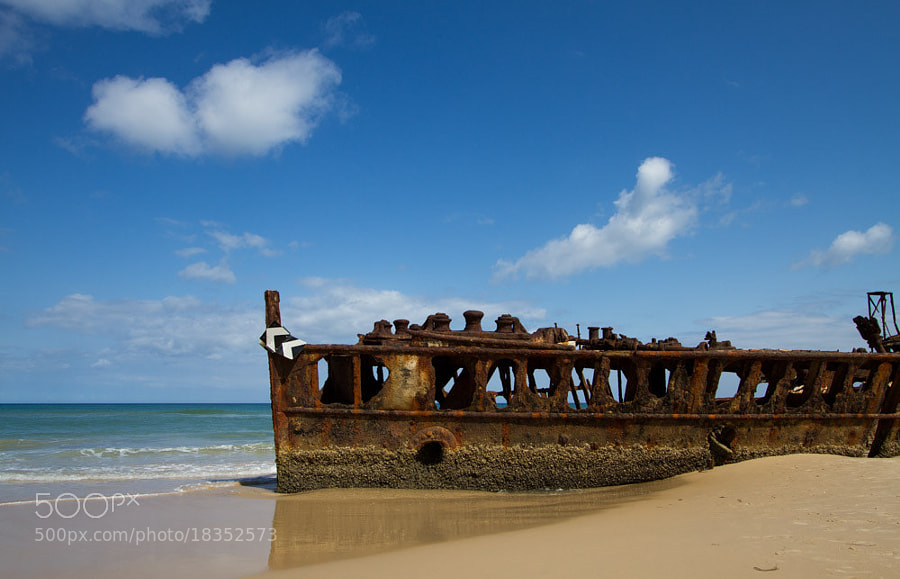 Maheno Shipwrack on Fraser Island by Hans Fischer (hansfischer)) on 500px.com
