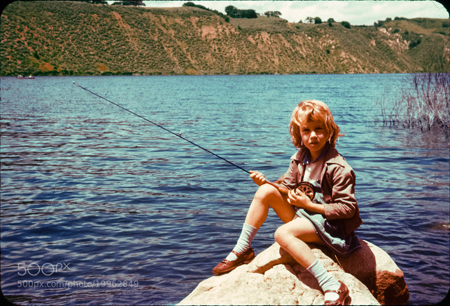 Fishing Girl (restored) by Brandon Buck (brandonthebuck)) on 500px.com