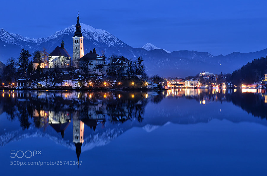 Bled Blue Hour by Csilla Zelko on 500px.com