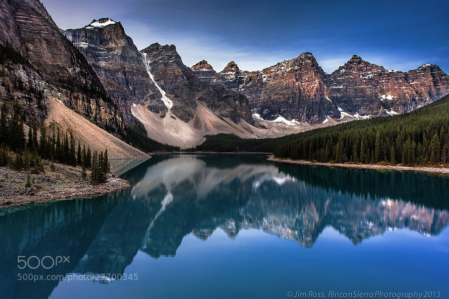 Photograph Canadian Classic!!!  Early Morning Ripples on Moraine Lake!!! by Jim Ross on 500px