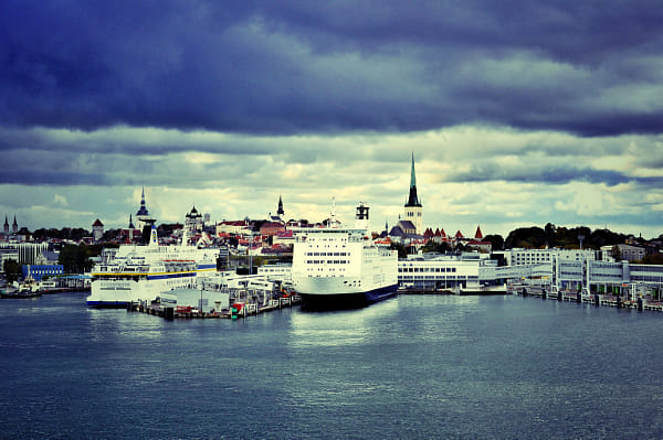 Tallinn Harbor and Old City by ilya khamushkin (dobrych) on 500px.com