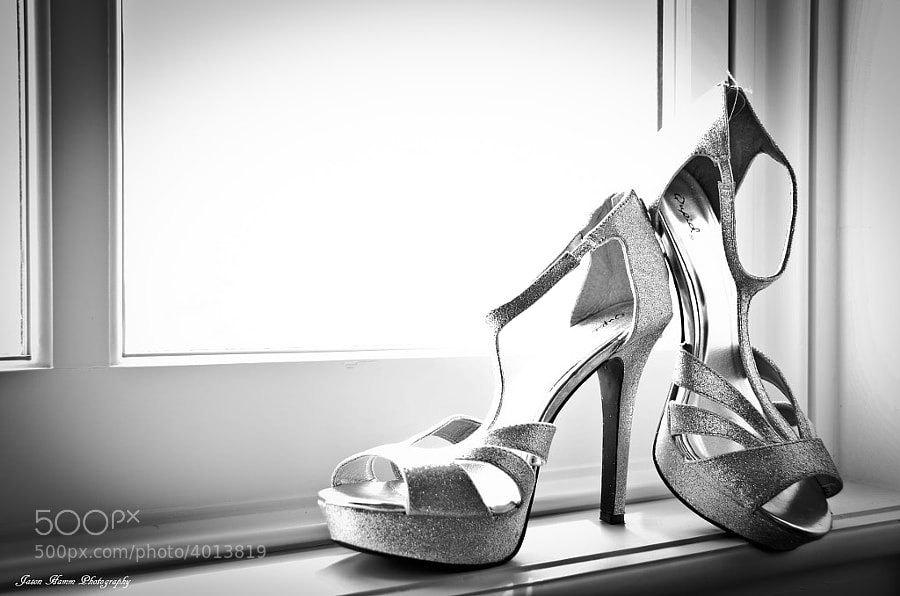 Photograph Wedding Shoes Window by Jason Hamm on 500px