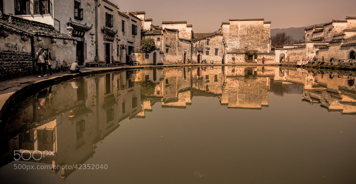 Reflection in Hongcun by Edwin Leung on 500px.com