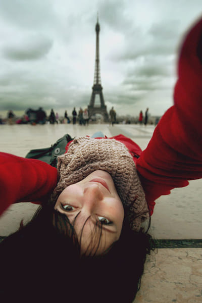 Selfportrait with Eiffel by Nastia irrr Sokolova (irrr) on 500px.com