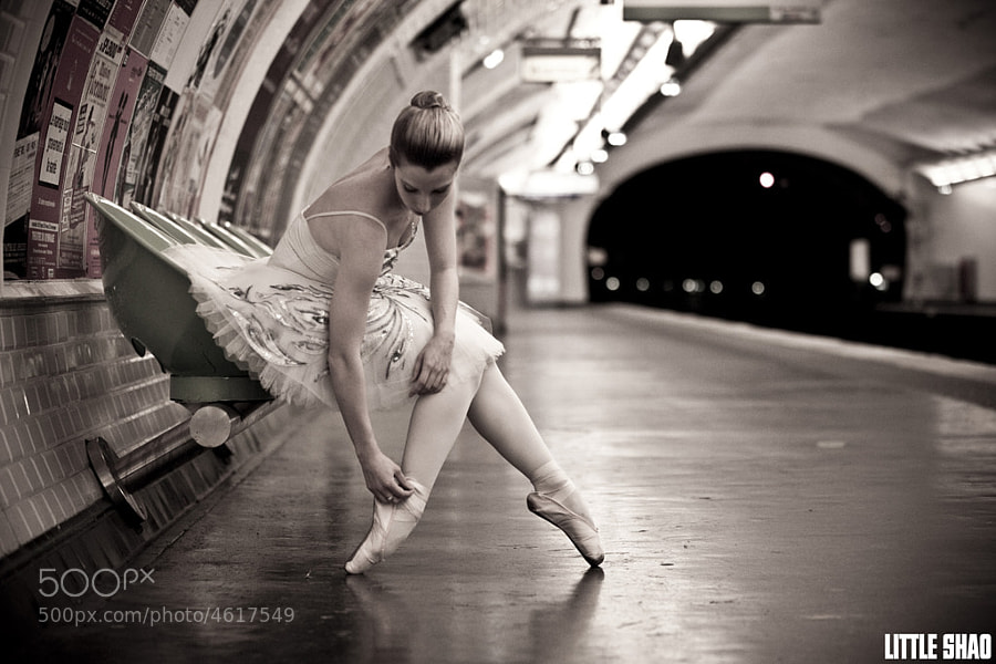 A Ballet Dancer In Paris Metro by Little Shao (littleshao)) on 500px.com