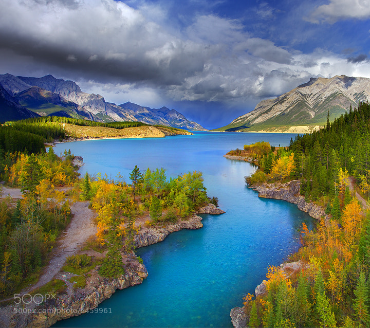 Abraham Lake in The Summer by Kevin McNeal (kevinmcneal)) on 500px.com