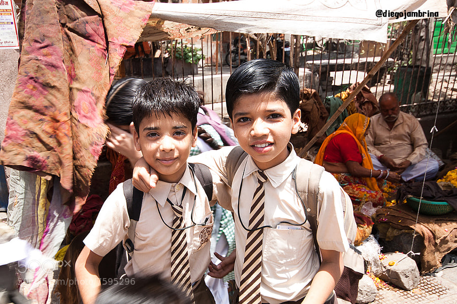 Escolares en Jaipur by Diego Jambrina (Elhombredemackintosh) on 500px.com