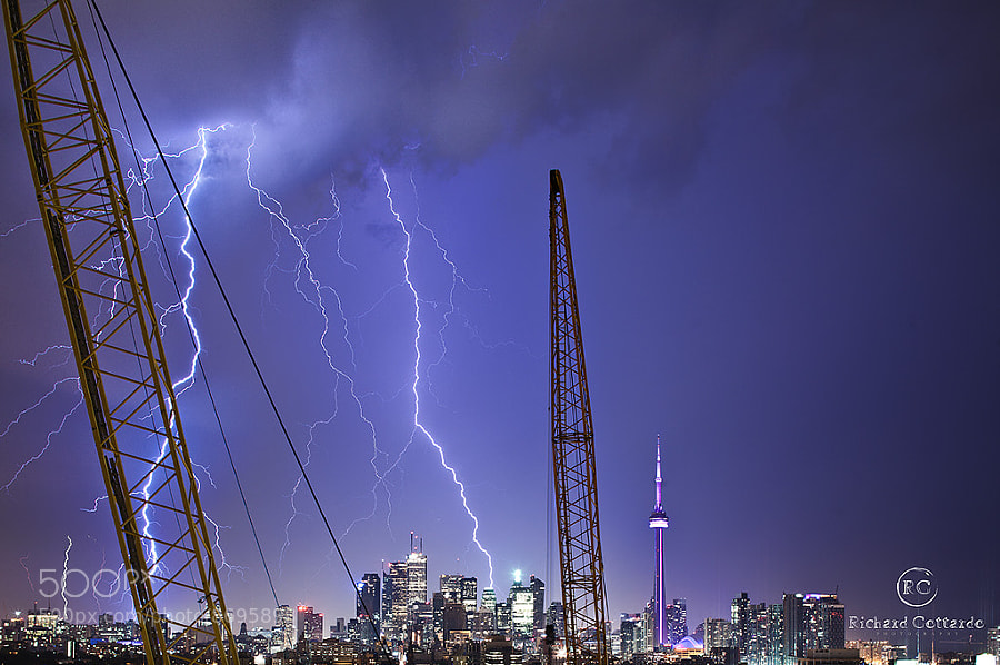 Toronto Lightning Strikes by Richard Gottardo (RichardGottardo) on 500px.com