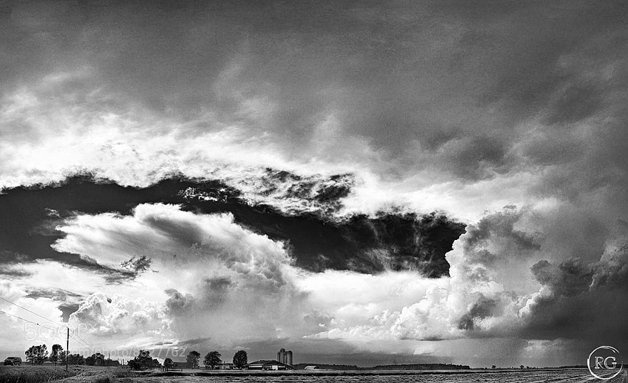 Storm Cells over Barn by Richard Gottardo (RichardGottardo) on 500px.com