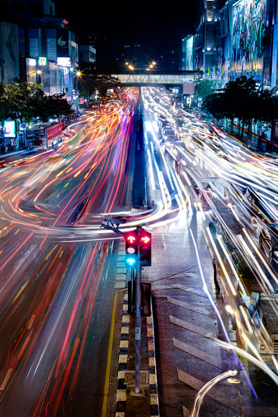 Bangkok Traffic by mark burban (Pixelwhip) on 500px.com